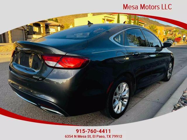 used 2015 Chrysler 200 car, priced at $10,995