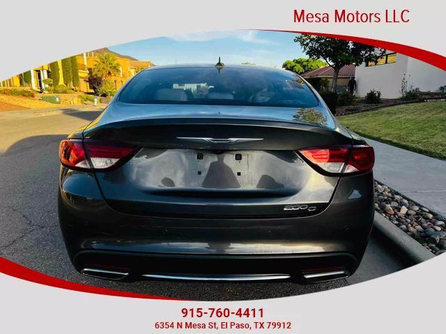 used 2015 Chrysler 200 car, priced at $10,995