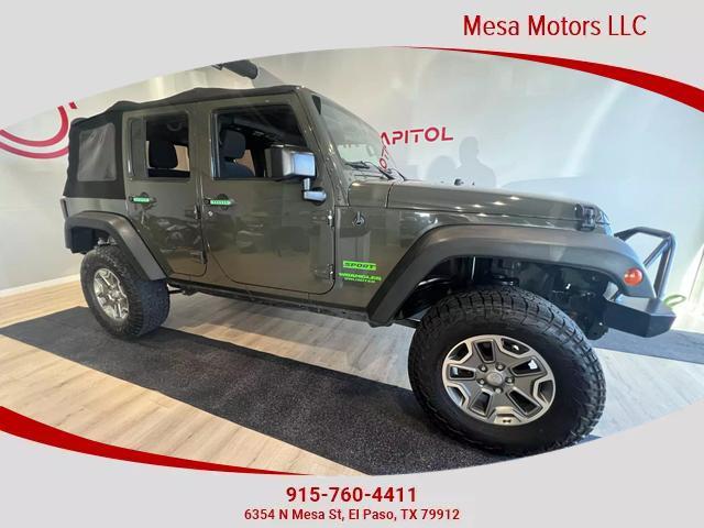 used 2015 Jeep Wrangler Unlimited car, priced at $20,495