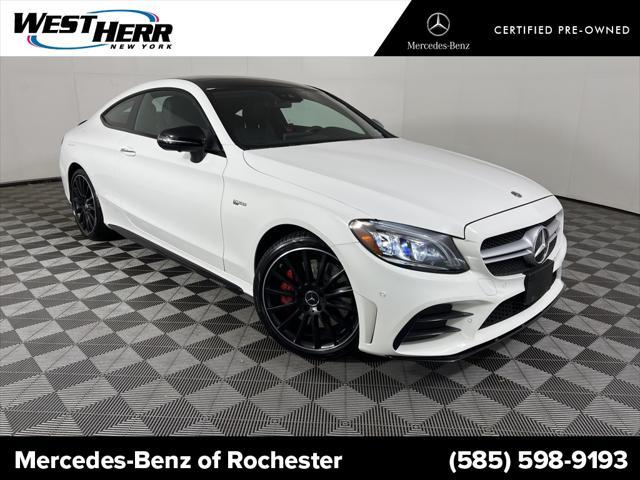 used 2020 Mercedes-Benz AMG C 43 car, priced at $45,518