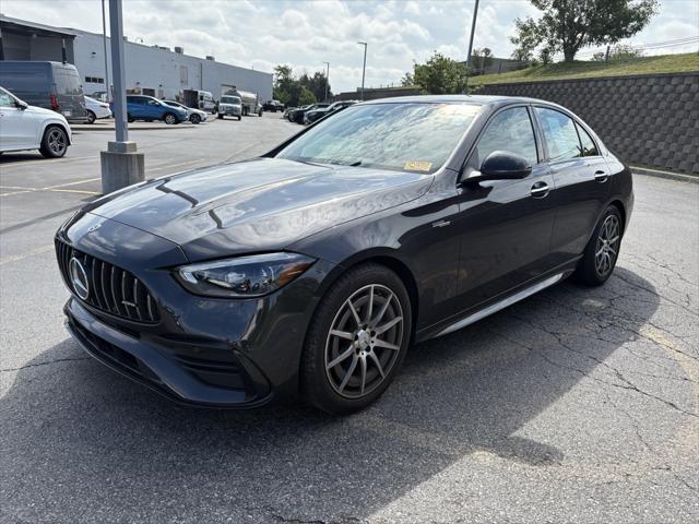 used 2023 Mercedes-Benz AMG C 43 car, priced at $48,995