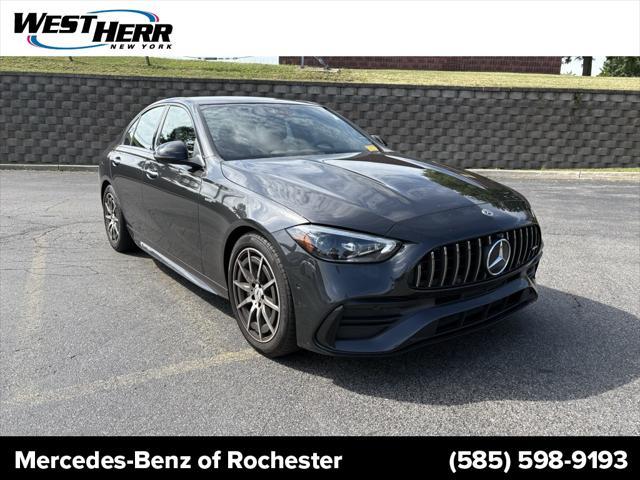 used 2023 Mercedes-Benz AMG C 43 car, priced at $48,995