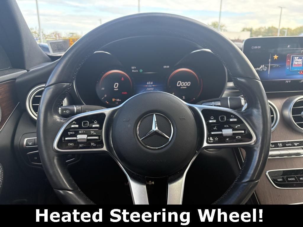 used 2021 Mercedes-Benz C-Class car, priced at $29,995