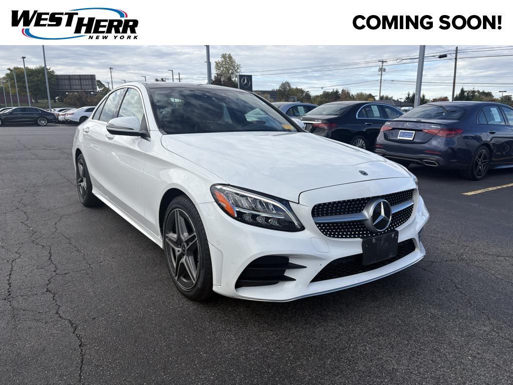 used 2021 Mercedes-Benz C-Class car, priced at $29,995