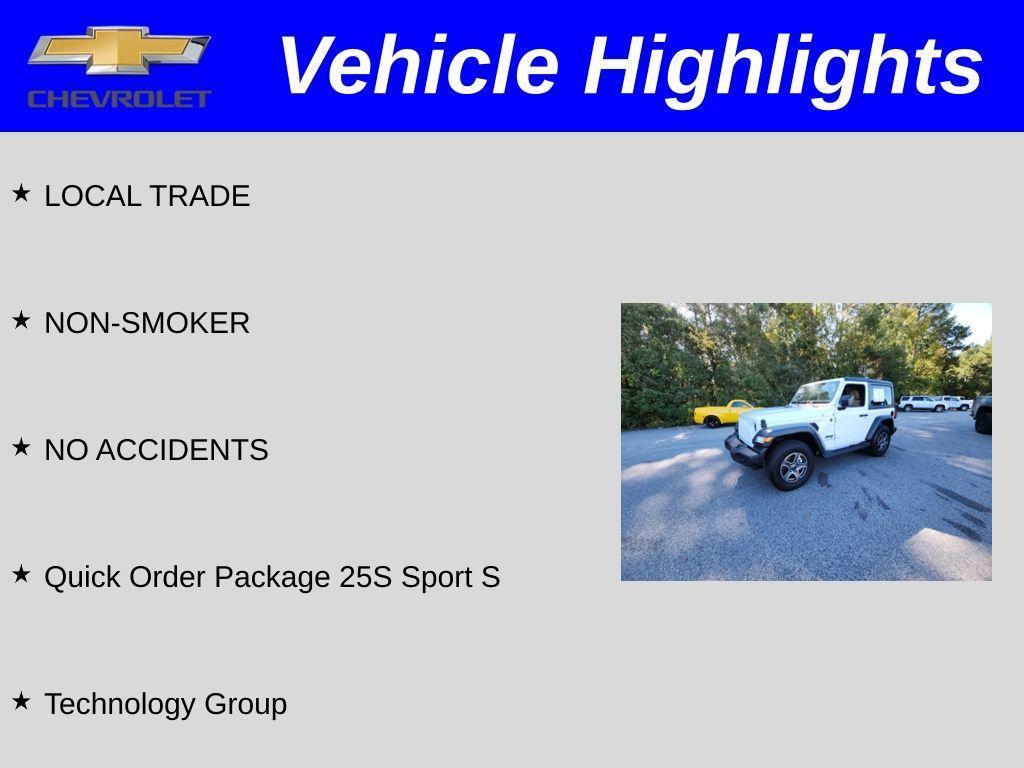 used 2023 Jeep Wrangler car, priced at $28,850