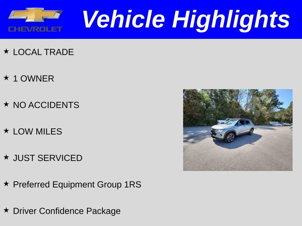 used 2024 Chevrolet TrailBlazer car, priced at $25,750