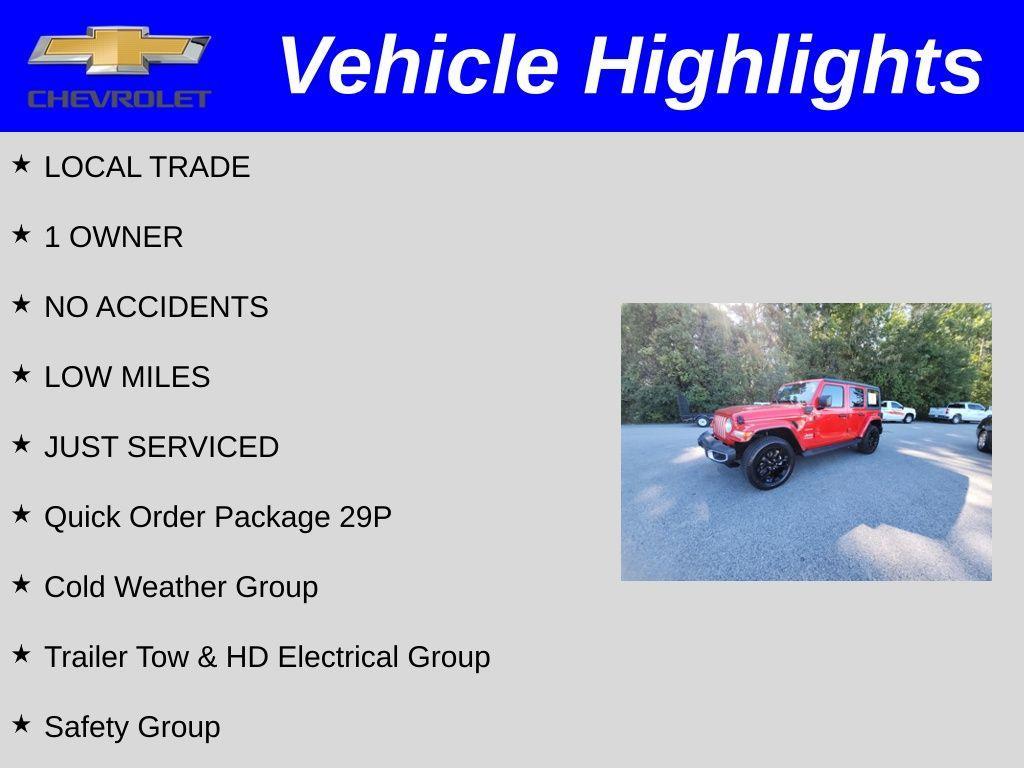 used 2021 Jeep Wrangler Unlimited 4xe car, priced at $31,300