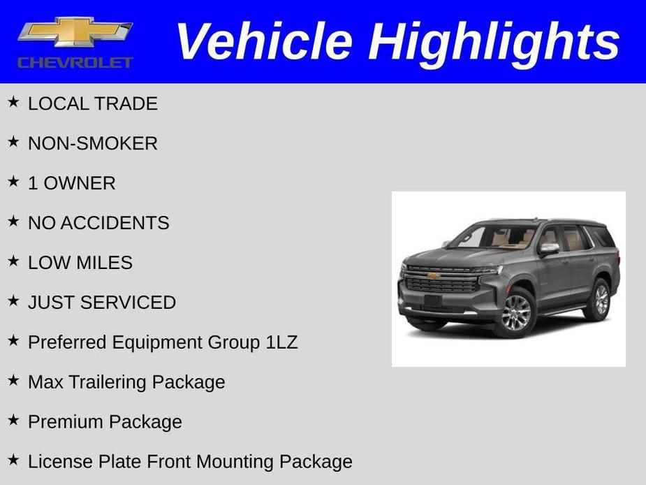 used 2021 Chevrolet Tahoe car, priced at $48,750