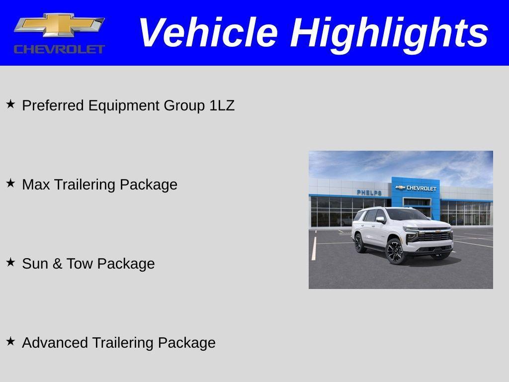 new 2025 Chevrolet Tahoe car, priced at $82,124