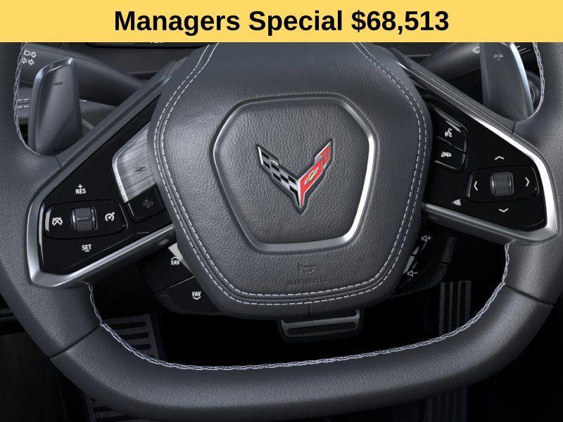 new 2025 Chevrolet Corvette car, priced at $68,513