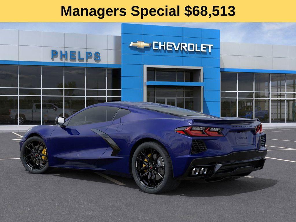 new 2025 Chevrolet Corvette car, priced at $68,513