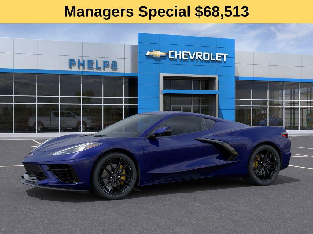 new 2025 Chevrolet Corvette car, priced at $68,513