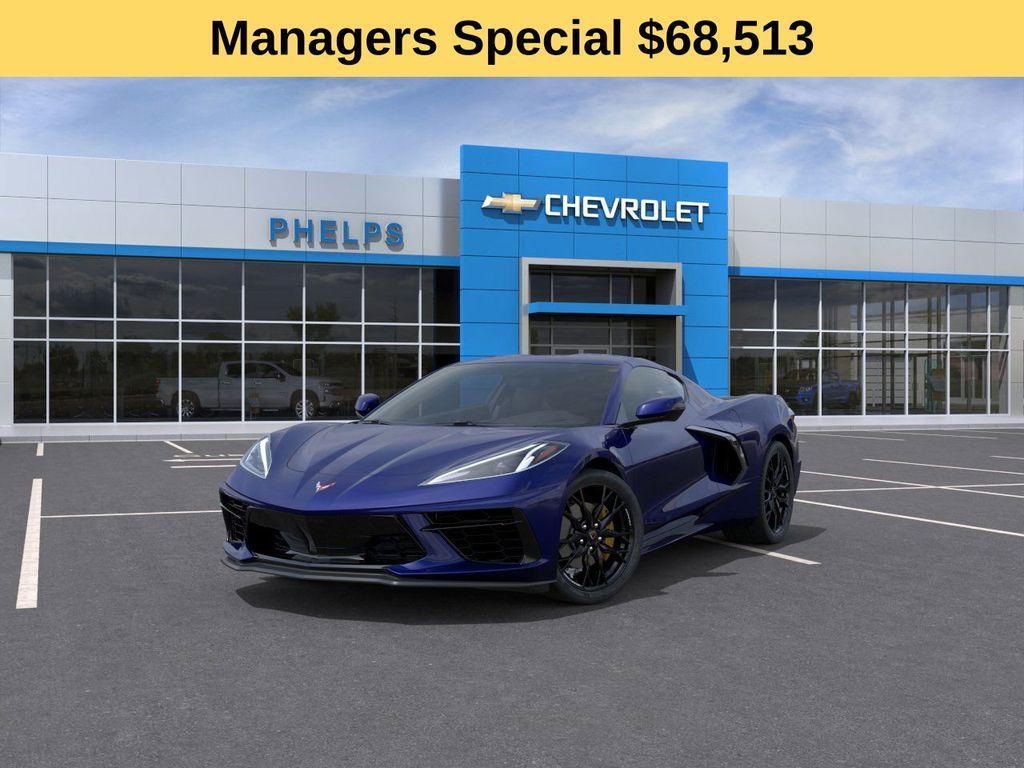 new 2025 Chevrolet Corvette car, priced at $68,513