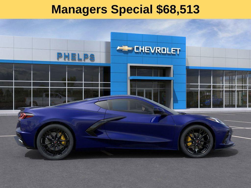 new 2025 Chevrolet Corvette car, priced at $68,513