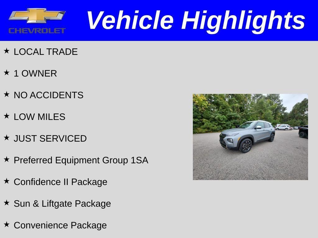 used 2023 Chevrolet TrailBlazer car, priced at $23,500