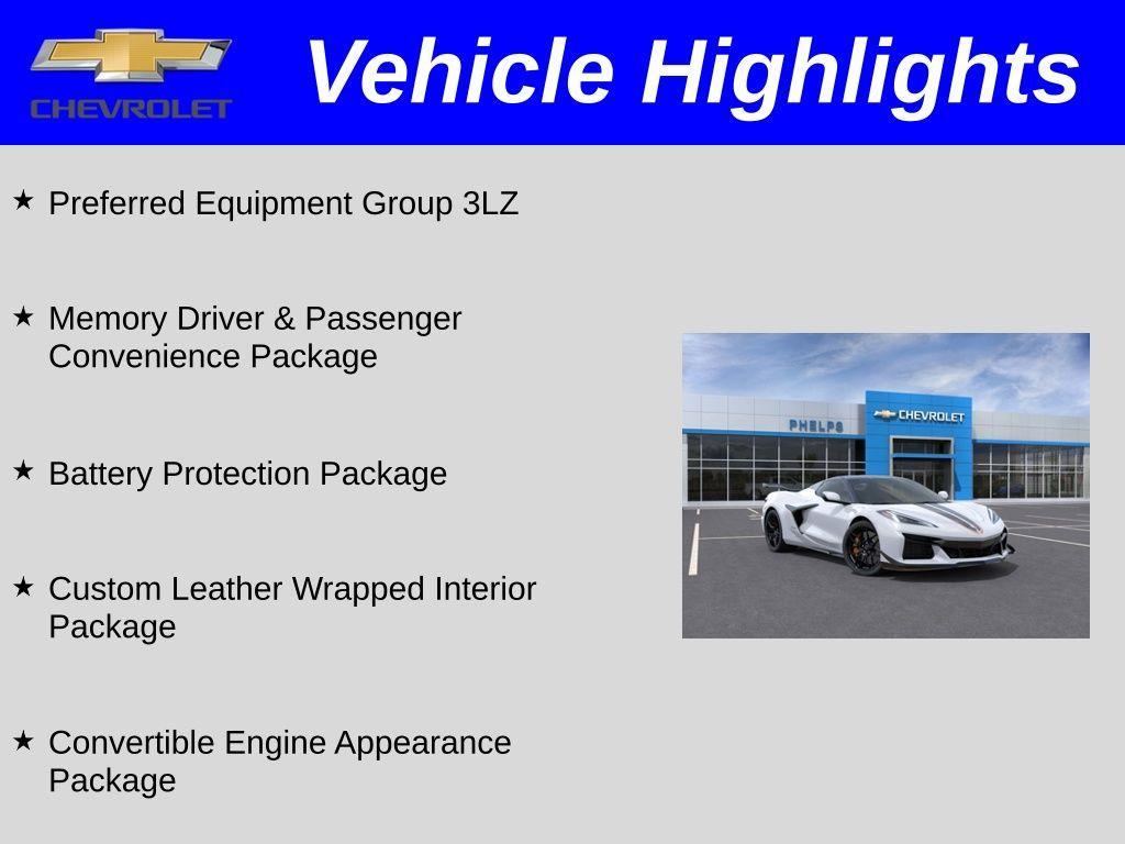 new 2025 Chevrolet Corvette car, priced at $152,968