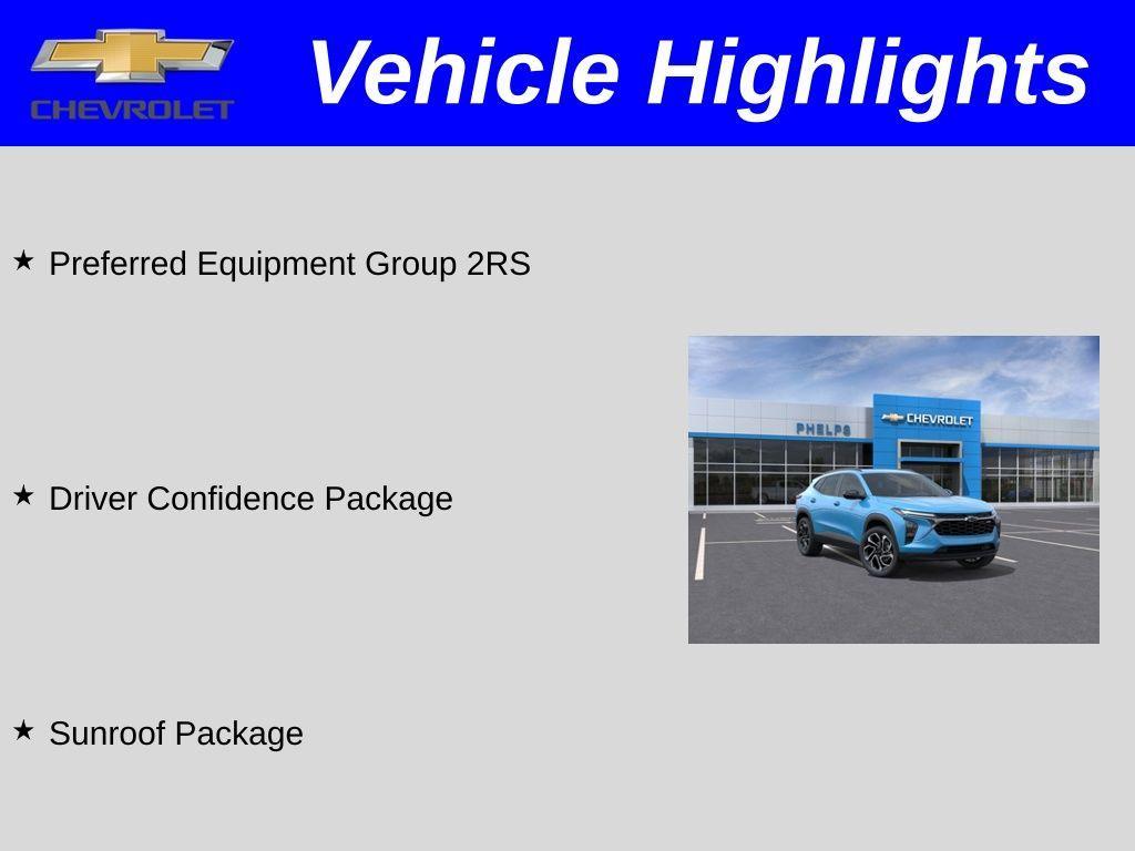 new 2025 Chevrolet Trax car, priced at $25,942