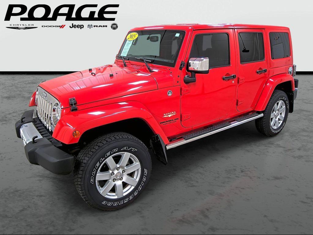 used 2015 Jeep Wrangler Unlimited car, priced at $21,990