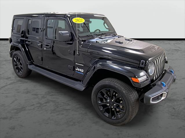 used 2022 Jeep Wrangler Unlimited 4xe car, priced at $36,990