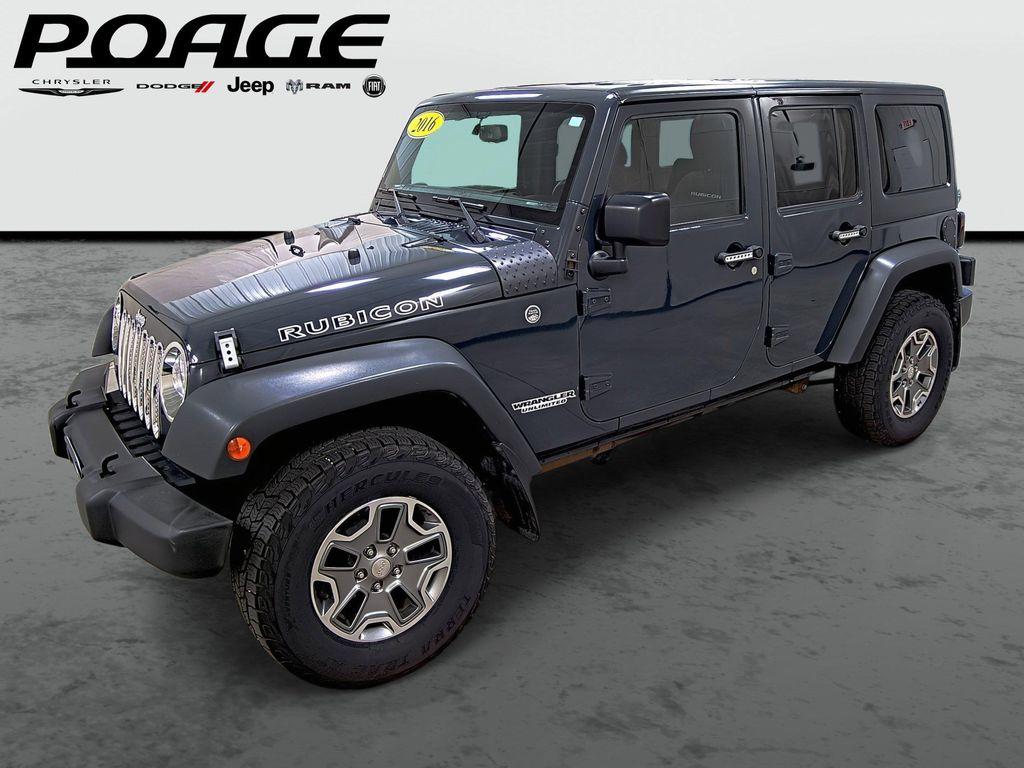 used 2016 Jeep Wrangler Unlimited car, priced at $21,990