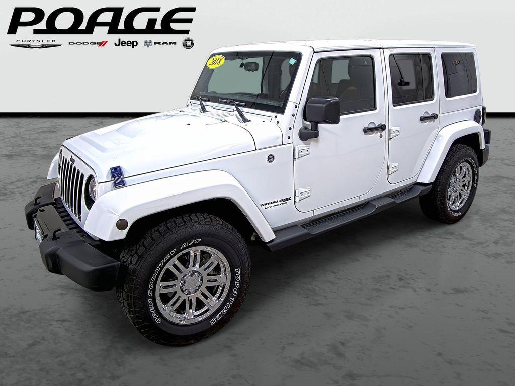 used 2018 Jeep Wrangler JK Unlimited car, priced at $27,990
