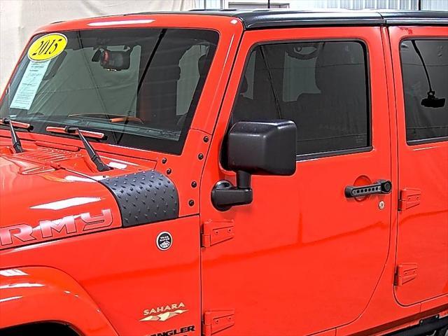 used 2015 Jeep Wrangler Unlimited car, priced at $20,990