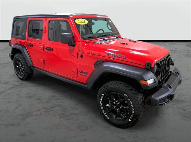 used 2021 Jeep Wrangler car, priced at $33,990