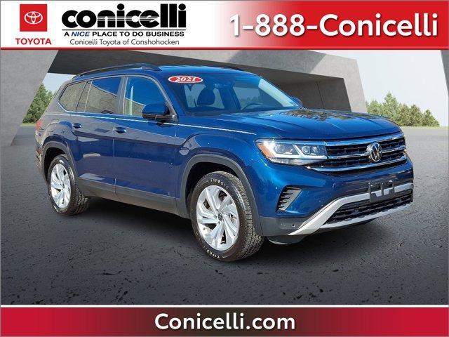 used 2021 Volkswagen Atlas car, priced at $25,555