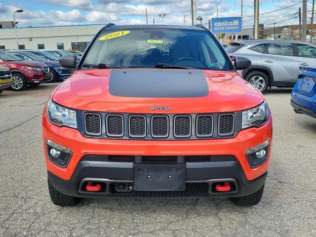 used 2021 Jeep Compass car, priced at $23,744