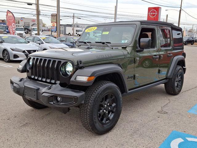 used 2021 Jeep Wrangler Unlimited car, priced at $29,987