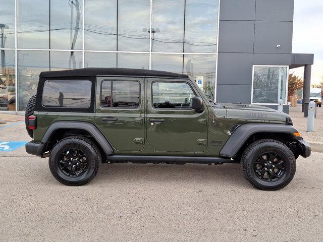 used 2021 Jeep Wrangler Unlimited car, priced at $29,987