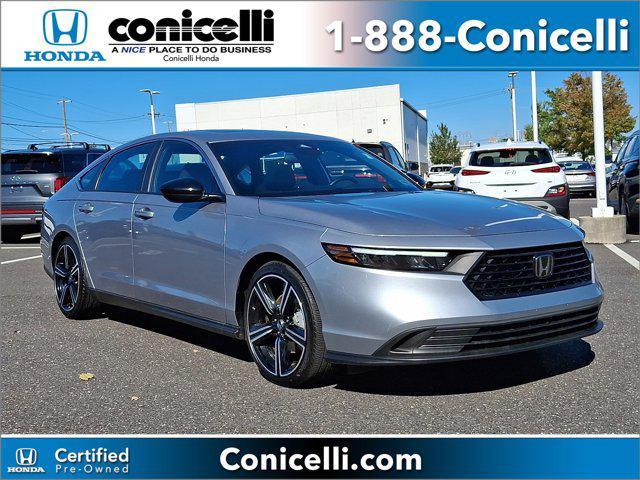 used 2023 Honda Accord Hybrid car, priced at $27,795