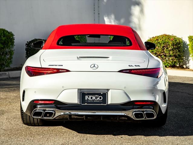 used 2022 Mercedes-Benz AMG SL 55 car, priced at $92,998