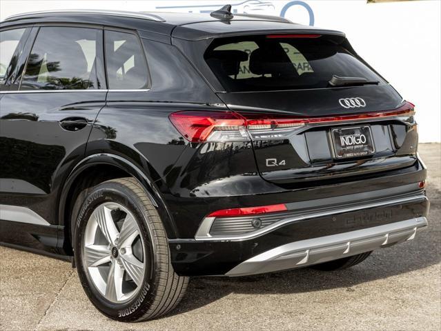 used 2024 Audi Q4 e-tron car, priced at $42,588