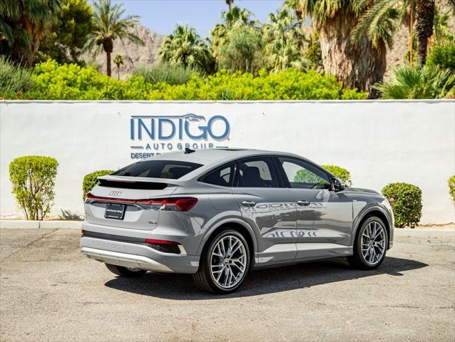 new 2025 Audi Q4 e-tron Sportback car, priced at $68,755