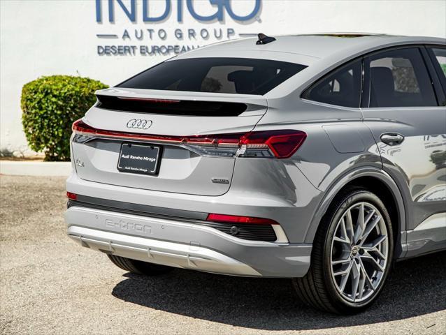 new 2025 Audi Q4 e-tron Sportback car, priced at $68,755