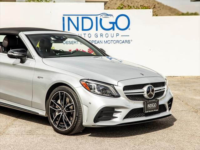 used 2021 Mercedes-Benz AMG C 43 car, priced at $53,995