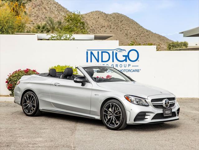 used 2021 Mercedes-Benz AMG C 43 car, priced at $53,995