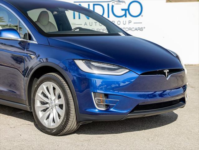 used 2021 Tesla Model X car, priced at $42,977