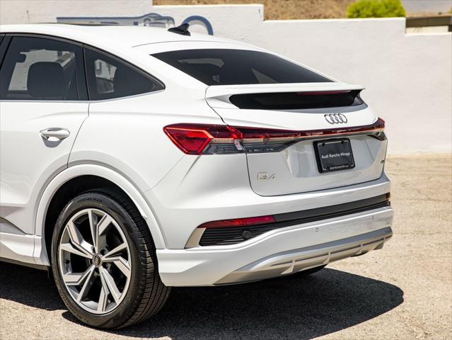 new 2025 Audi Q4 e-tron Sportback car, priced at $62,475
