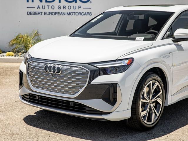 new 2025 Audi Q4 e-tron Sportback car, priced at $62,475