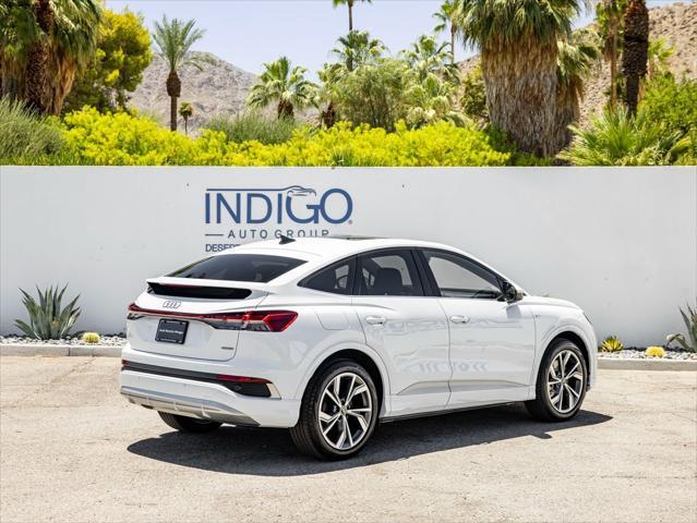 new 2025 Audi Q4 e-tron Sportback car, priced at $62,475