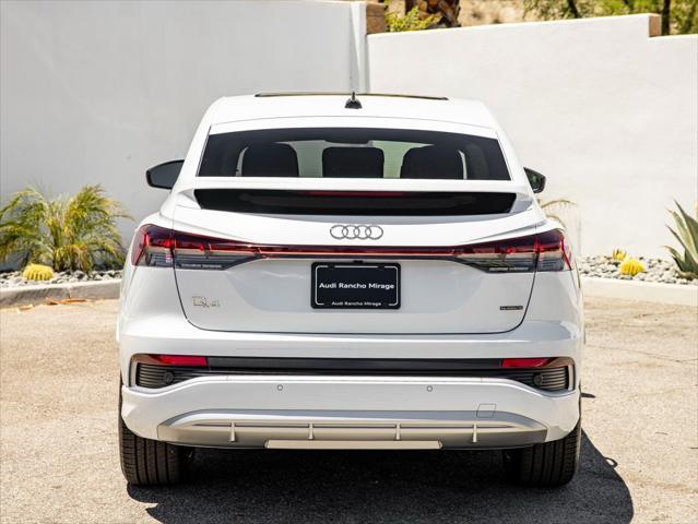 new 2025 Audi Q4 e-tron Sportback car, priced at $62,475