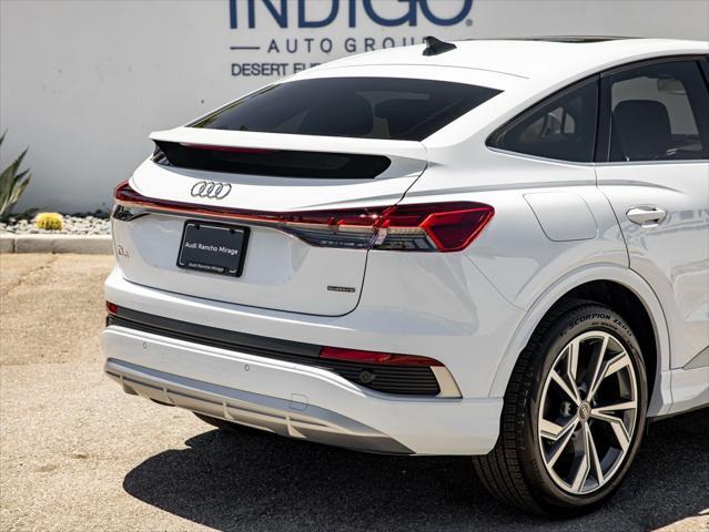 new 2025 Audi Q4 e-tron Sportback car, priced at $62,475