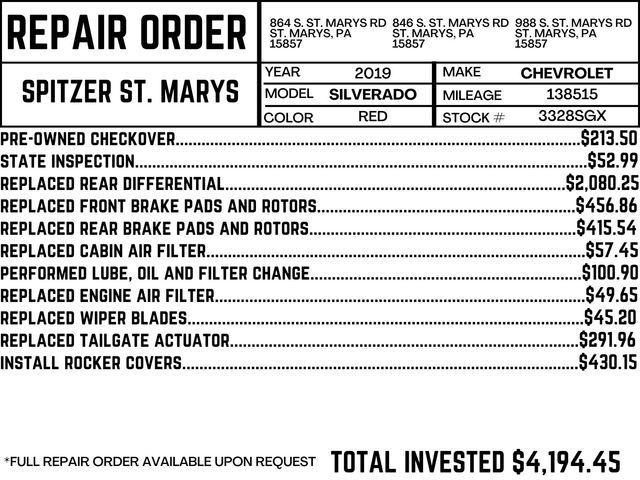 used 2019 Chevrolet Silverado 1500 car, priced at $25,990