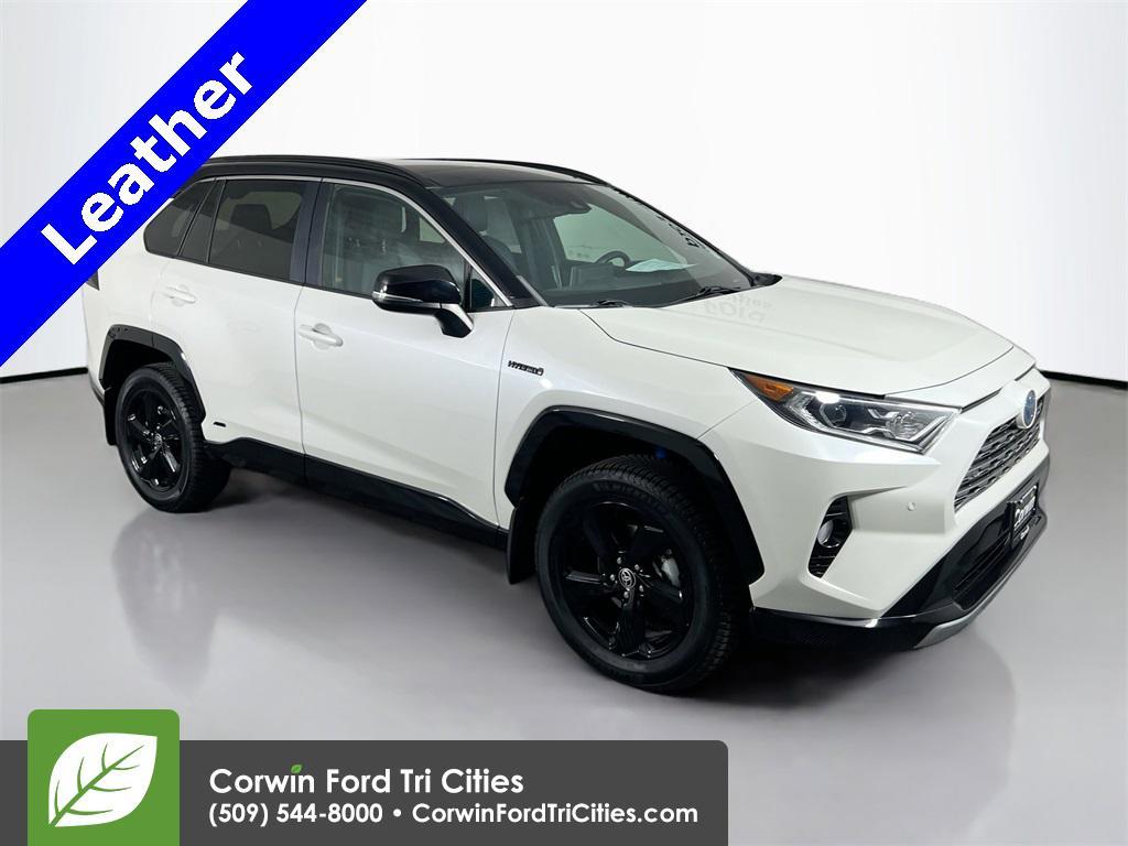used 2021 Toyota RAV4 Hybrid car, priced at $34,489