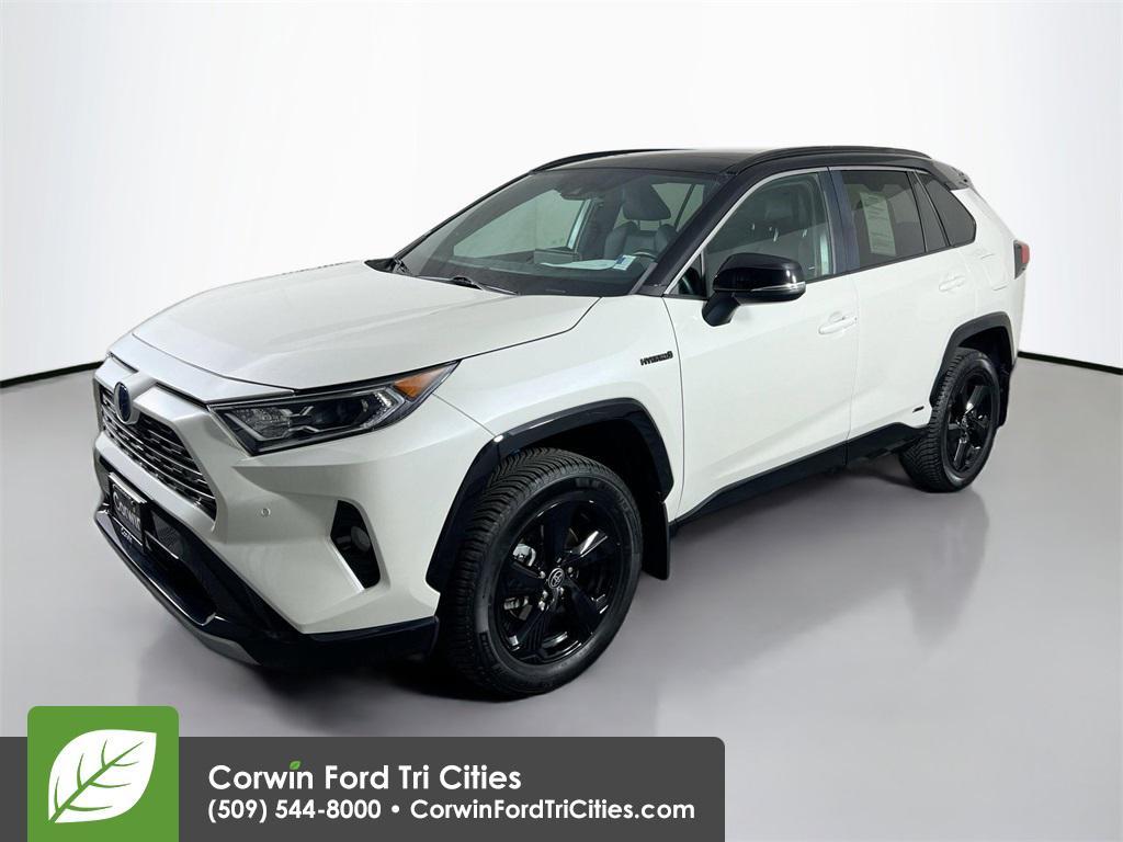 used 2021 Toyota RAV4 Hybrid car, priced at $34,489