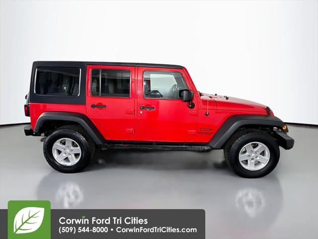 used 2015 Jeep Wrangler Unlimited car, priced at $16,812