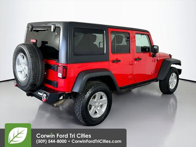 used 2015 Jeep Wrangler Unlimited car, priced at $16,812