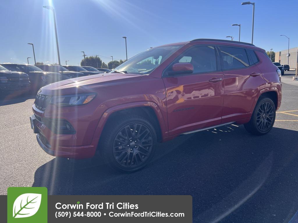 used 2022 Jeep Compass car, priced at $22,500
